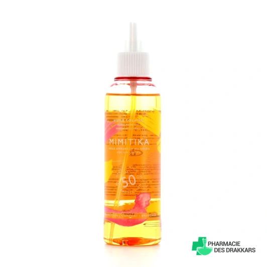 Mimitika Huile Solaire Protectrice Corps SPF50