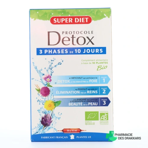 Super Diet Protocole Détox Bio - Vue 360°