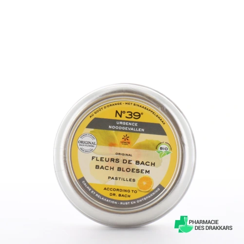 Lemon Pharma Pastilles Urgence BIO aux Fleurs de Bach n°39
