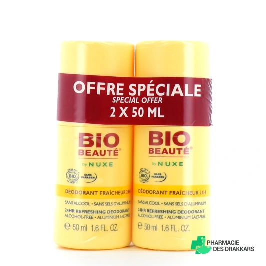 Nuxe Deodorant Cedrat Bio 50 ml lot de 2