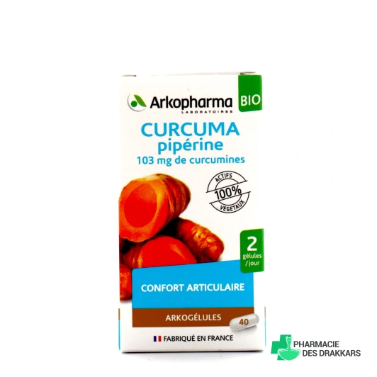 Arkogélules Curcuma Pipérine