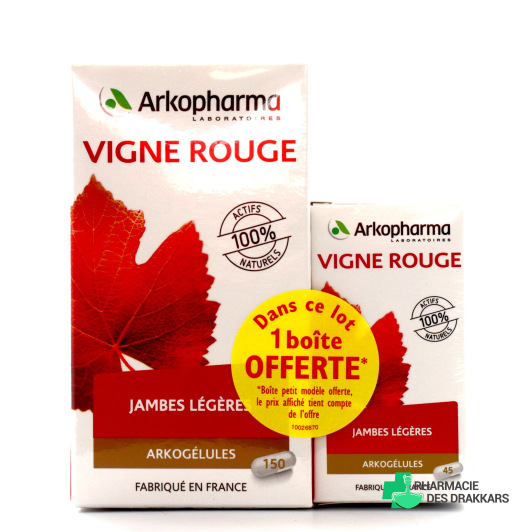 Arkogélules Vigne Rouge Jambes Légères