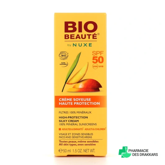 Bio Beauté by Nuxe - crème soyeuse haute protection SPF 50 - 50ml