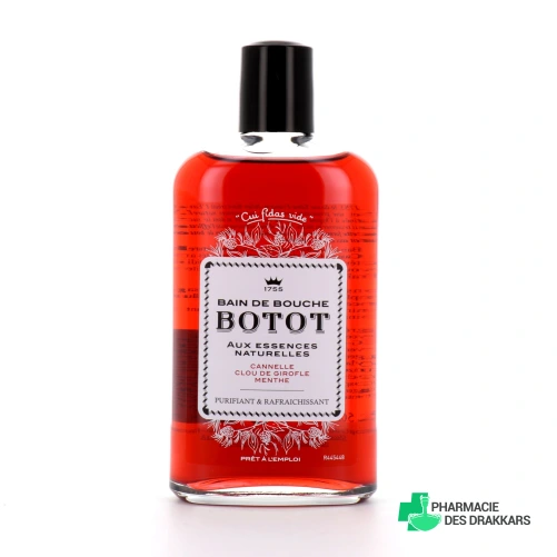 Botot Bain de bouche Cannelle Clou de Girofle Menthe