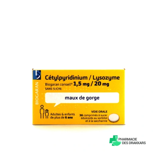 Cétylpyridinium / Lysozyme