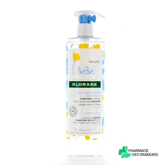 Klorane Bébé Eau nettoyante micellaire sans rinçage