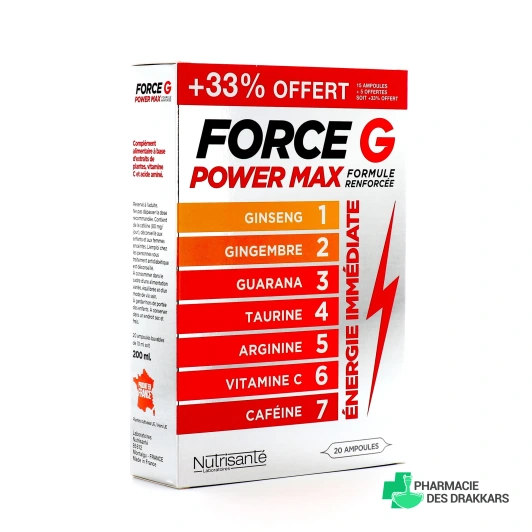 Force G Power Max Formule Renforcée