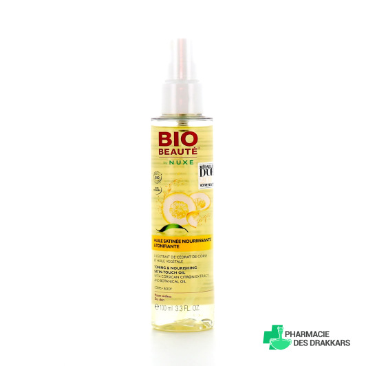 NUXE Bio Beauté Huile satinée nourrissante et tonifiante 100ml