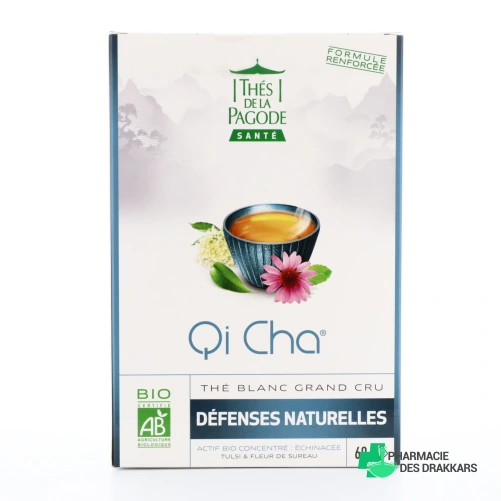 Thés de la Pagode Qi Cha Thé Blanc Grand Cru Défenses Naturelles