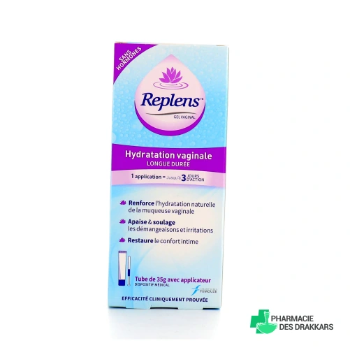 Replens Gel Hydratation Vaginale avec Applicateur