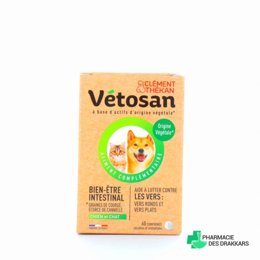 Vétosan Bien-Être Intestinal Spécial Vers comprimés