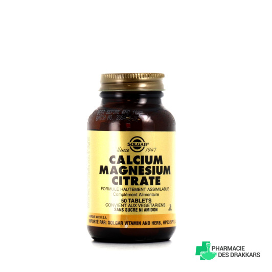 Solgar Calcium Magnesium Citrate