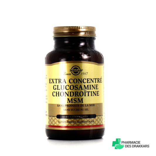 Solgar Extra Concentré Glucosamine Chondroïtine MSM