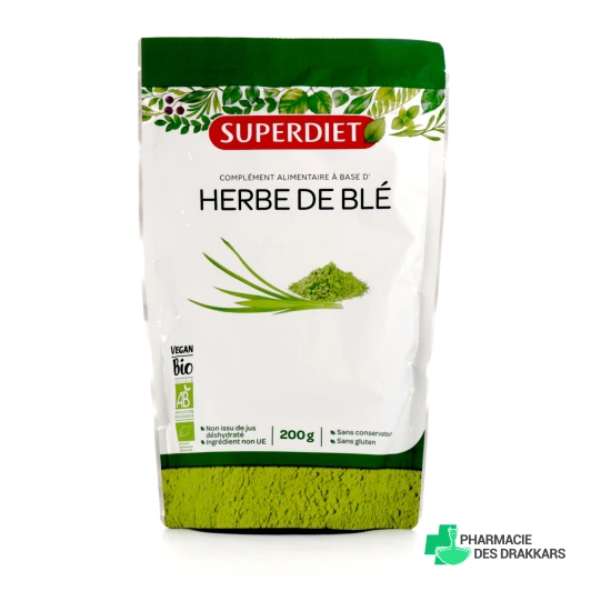 Superdiet - Herbe de ble Bio - 200g