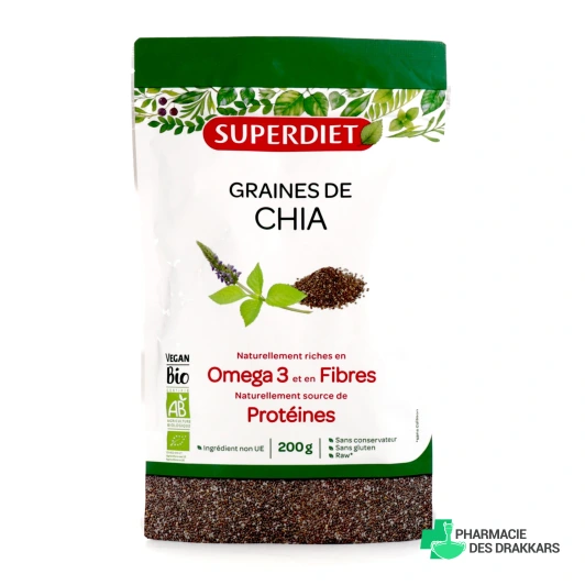 Super Diet Graines De Chia Bio