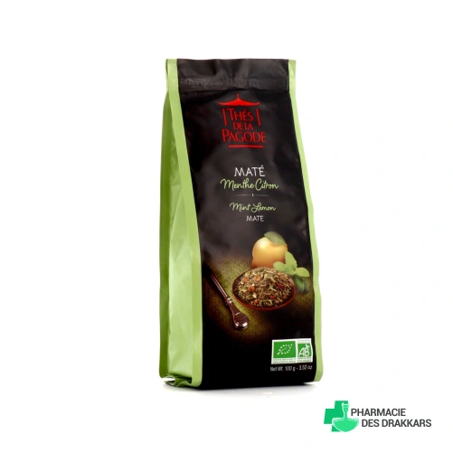 Thés de la Pagode Maté Menthe Citron Bio