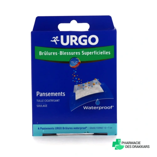 Urgo Pansements Waterproof Brûlures & Blessures Superficielles