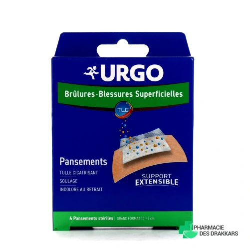 Urgo Pansements Brûlures et Blessures Superficielles