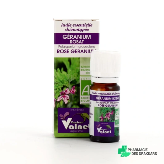 Docteur Valnet Huile Essentielle Géranium Rosat