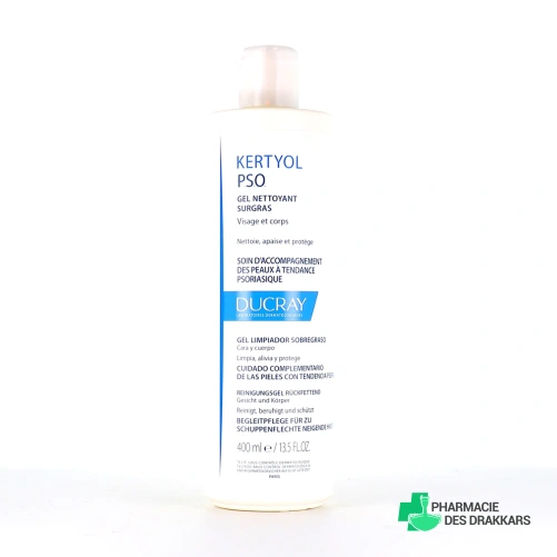 Ducray Kertyol PSO Gel Nettoyant - Vue 360°