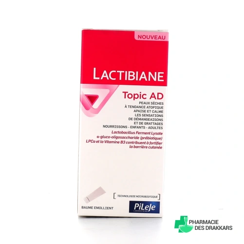 Pileje Lactibiane Topic AD Baume Émollient Microbiotique