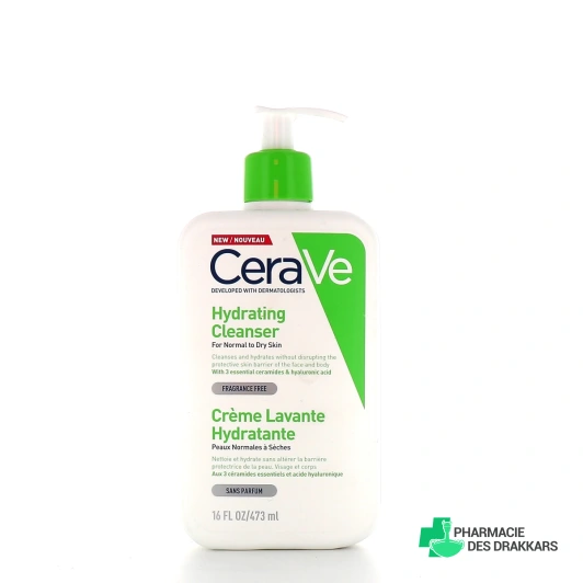 CeraVe Crème Lavante Hydratante