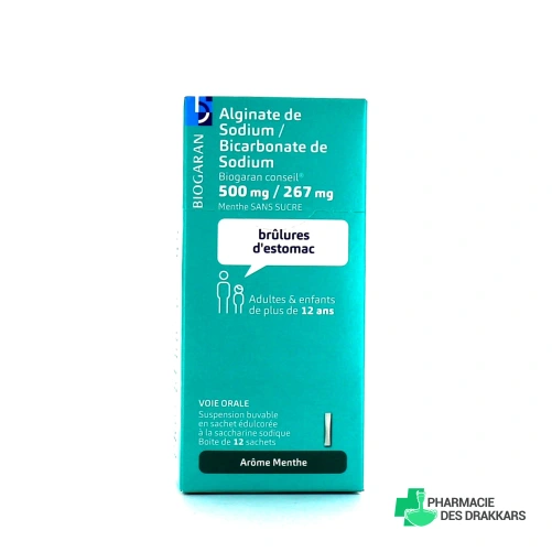 Alginate de Sodium Bicarbonate de Sodium