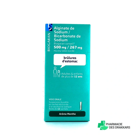 Alginate de Sodium Bicarbonate de Sodium