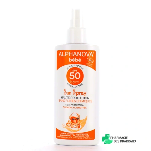 Alphanova Bébé Spray Solaire Bio SPF 50