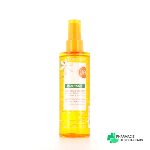 Klorane Polysianes Huile Sèche Solaire SPF30