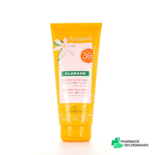 Klorane Polysianes Gel-Crème Solaire Sublime SPF 30