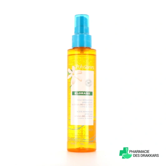 Klorane Polysianes Huile Réparatrice Après-Soleil
