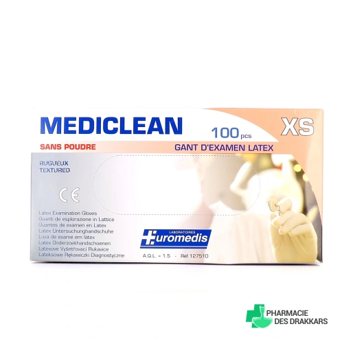 Gants d'Examens Latex Non Poudrés