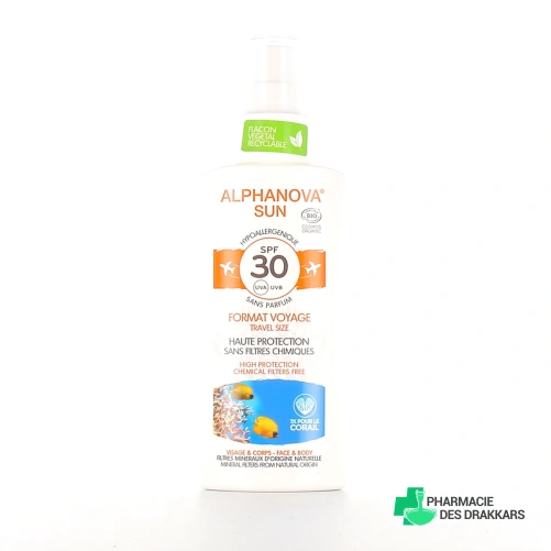 Alphanova Sun Spray Solaire Bio SPF30 - Vue 360°