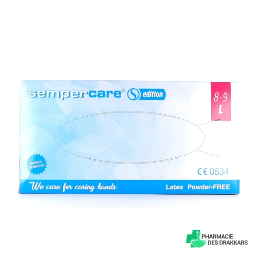 Sempercare Édition Gants Latex non poudré, non stérile