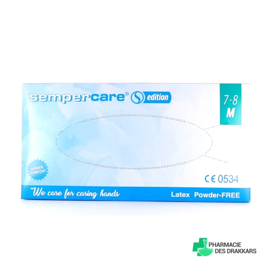 Sempercare Édition Gants Latex non poudré, non stérile