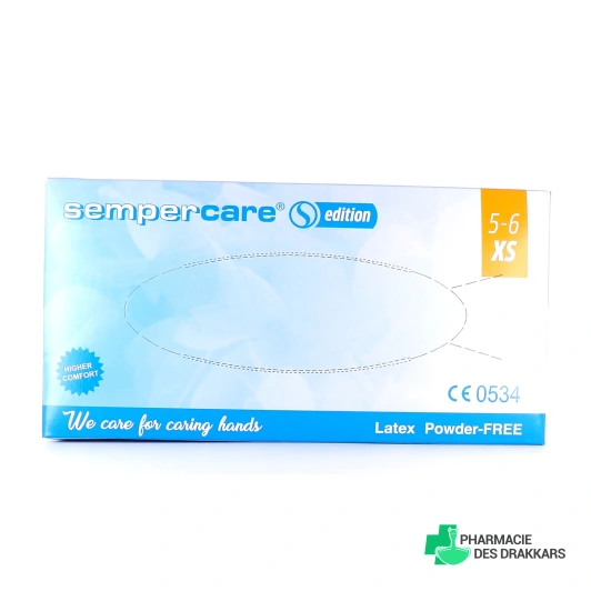 Sempercare Édition Gants Latex non poudré, non stérile