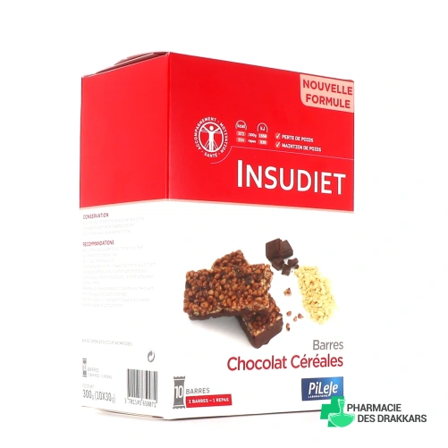 Insudiet Barre Chocolat Céréales