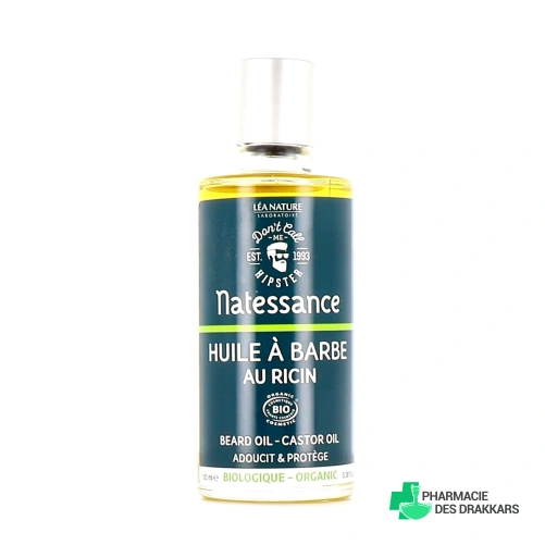 Natessance Huile à Barbe au Ricin Bio