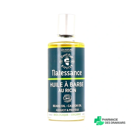 Natessance Huile à Barbe au Ricin Bio