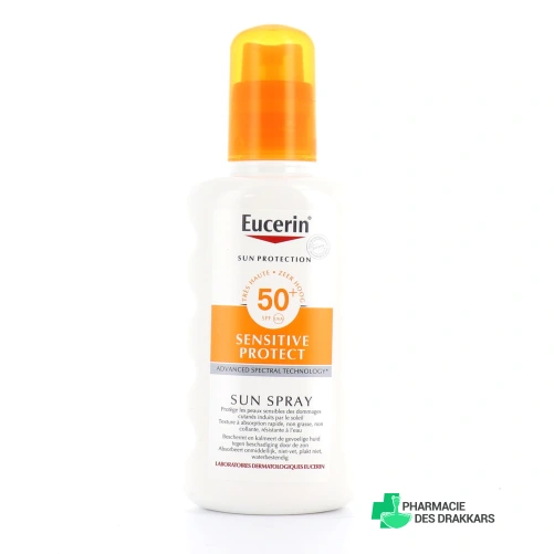 Eucerin Sun Sensitive Protect SPF50+ Spray corps