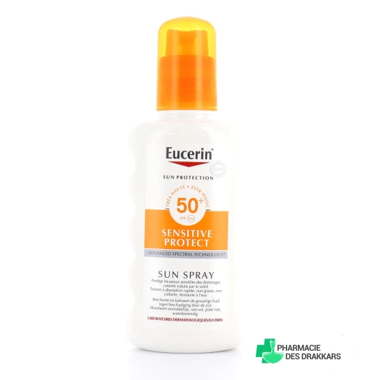 Eucerin Sun Sensitive Protect SPF50+ Spray corps