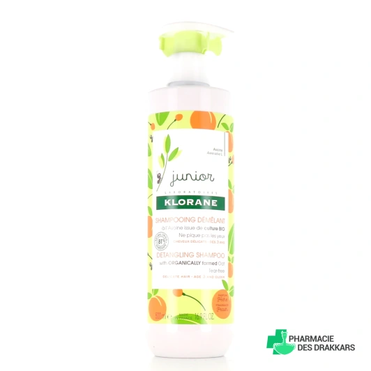 Klorane Junior Shampooing Démêlant Pêche