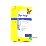 FreeStyle Optium Électrodes - Vue 360°