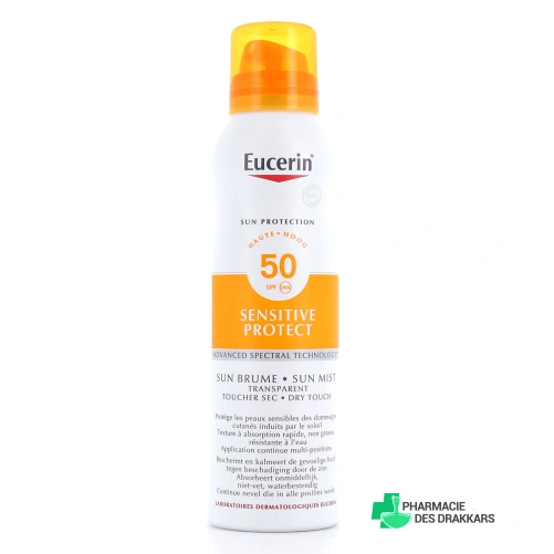 Eucerin Sun Sensitive Protect Brume Transparente SPF 50