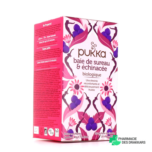 Pukka Infusion Baie de Sureau & Echinacée Bio