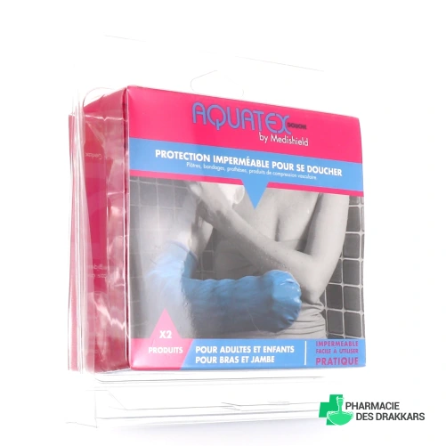 Aquatex Douche Protection Imperméable Bras et Jambe