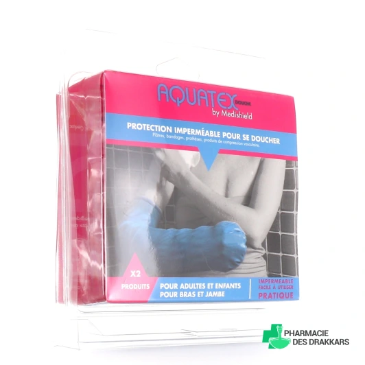 Aquatex Douche Protection Imperméable Bras et Jambe