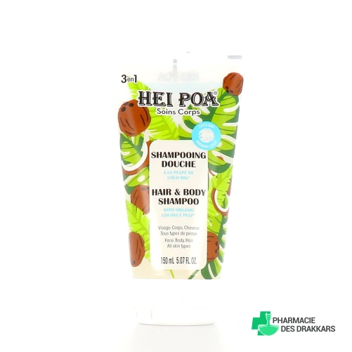 Hei Poa Shampooing Douche Coco Bio