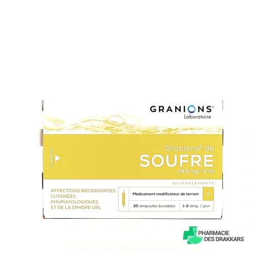 Granions soufre